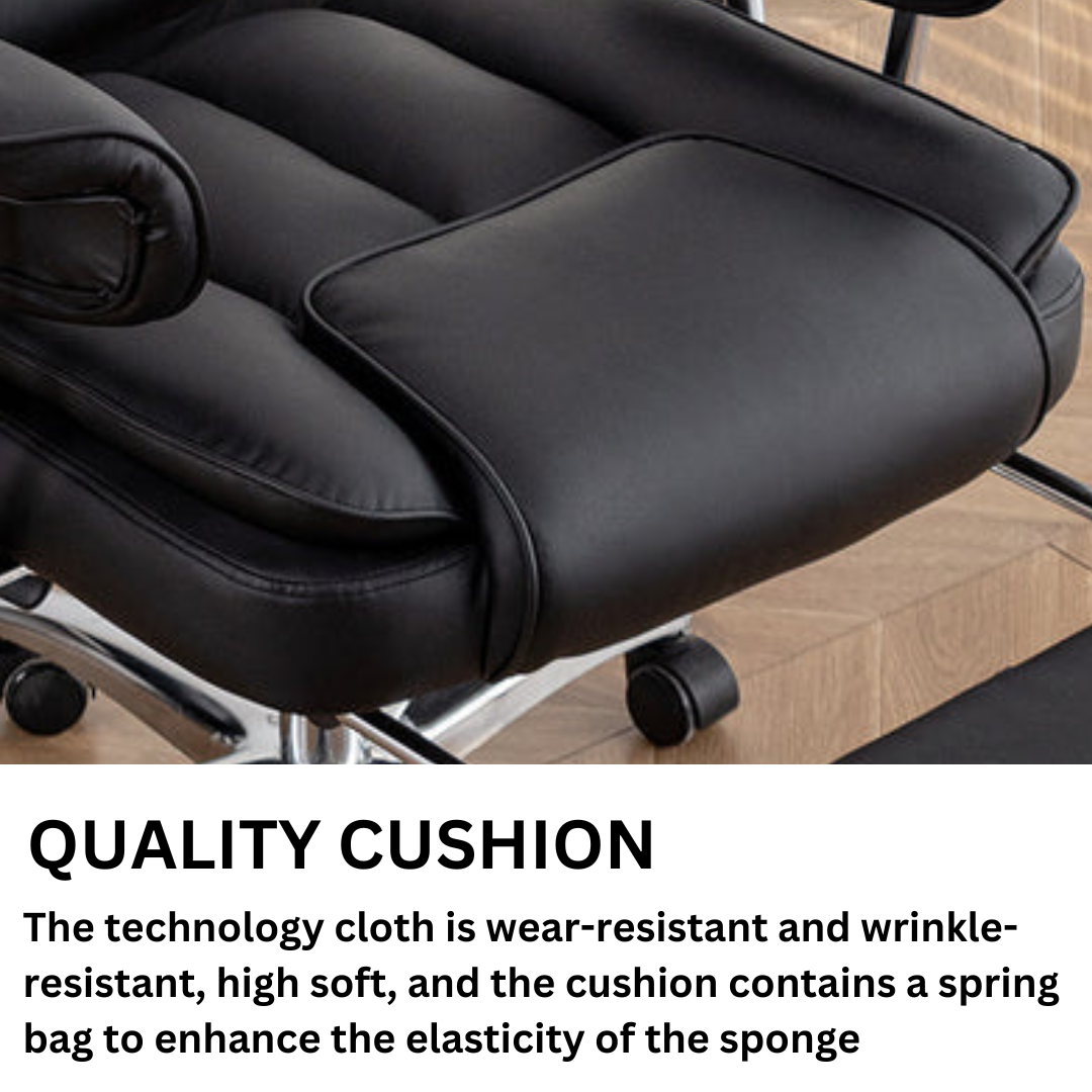 Sansui Big and Tall Executive Office Chair with Footrest