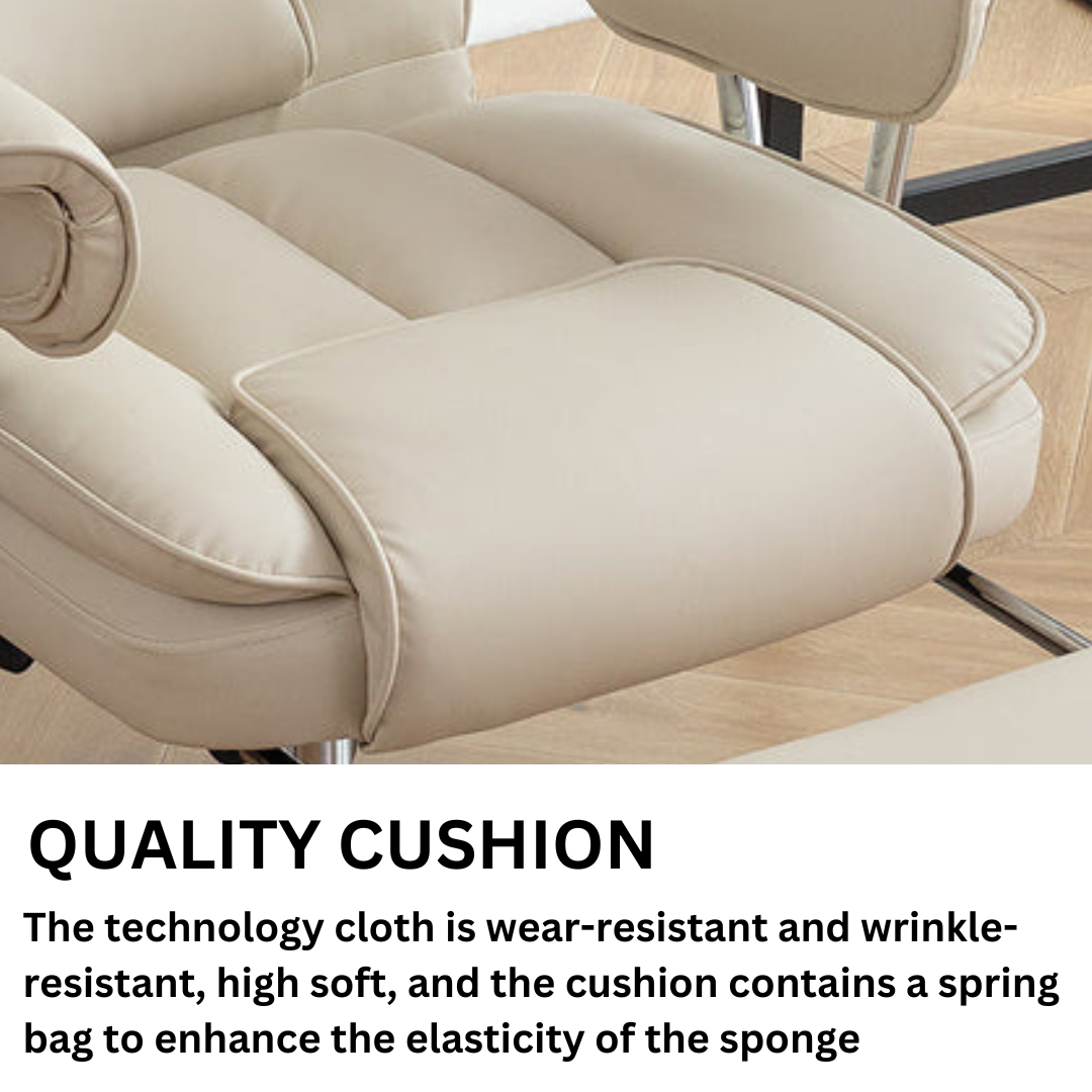 Sansui Big and Tall Executive Office Chair with Footrest