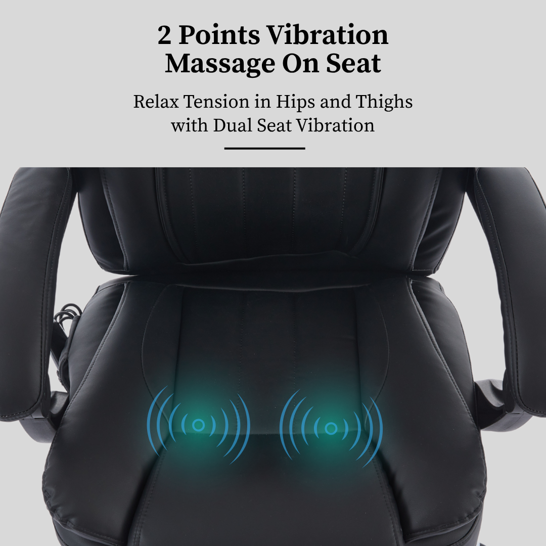 Omni Heated Massage Reclining Office Chair