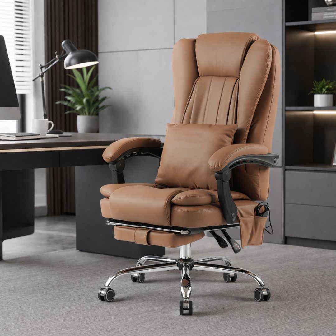 Sigma Heated & Kneading Massage Long Hours Office Chair | Elevate Chairs Sigma Heated & Kneading Massage Long Hours Office Chair | Elevate Chairs