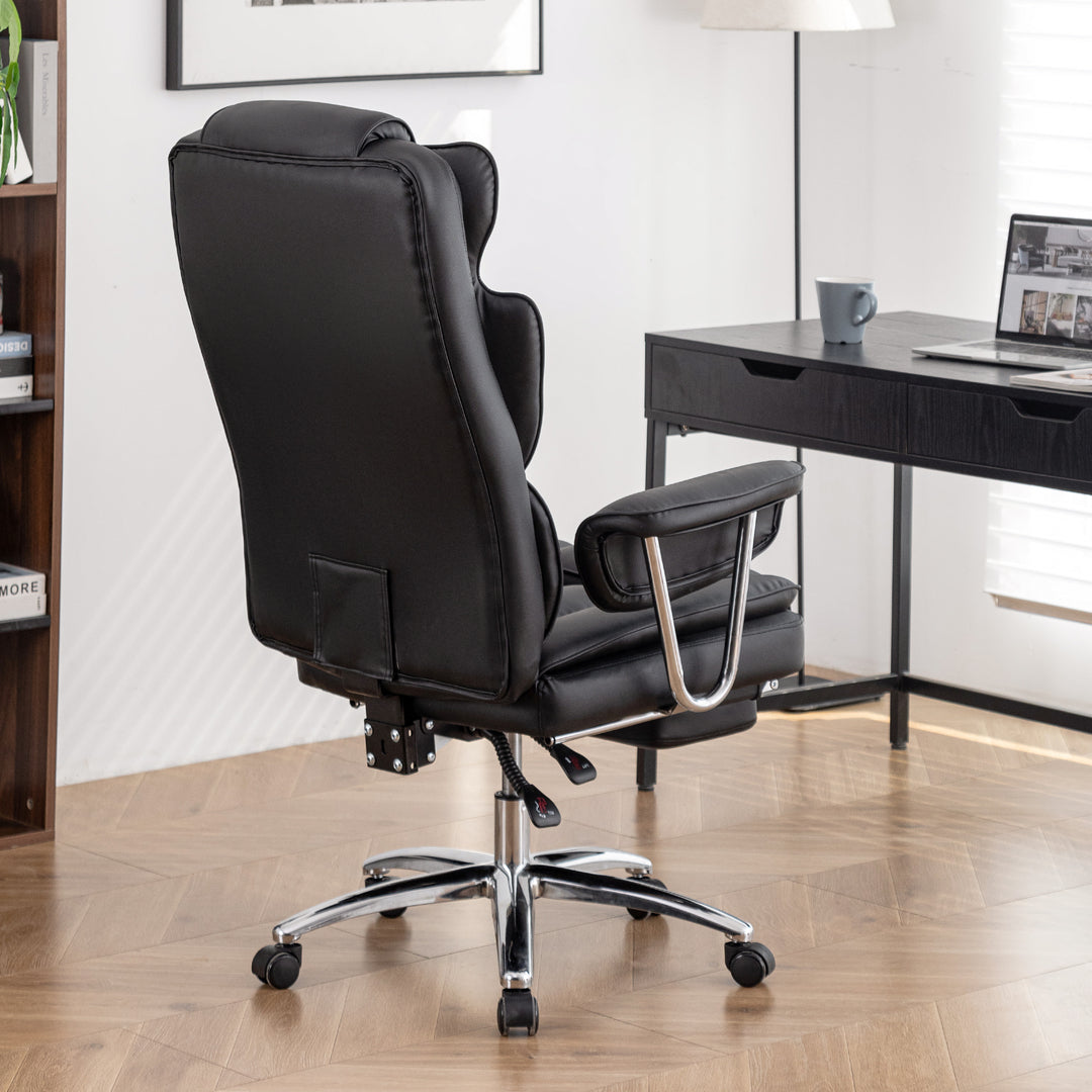 Sansui Big and Tall Executive Office Chair with Footrest