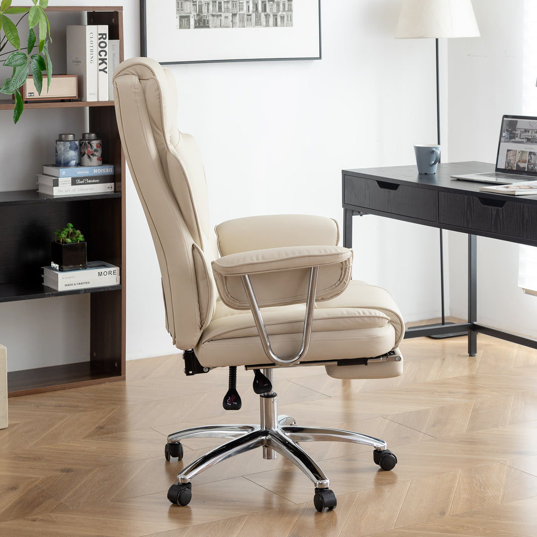 Sansui Big and Tall Executive Office Chair with Footrest