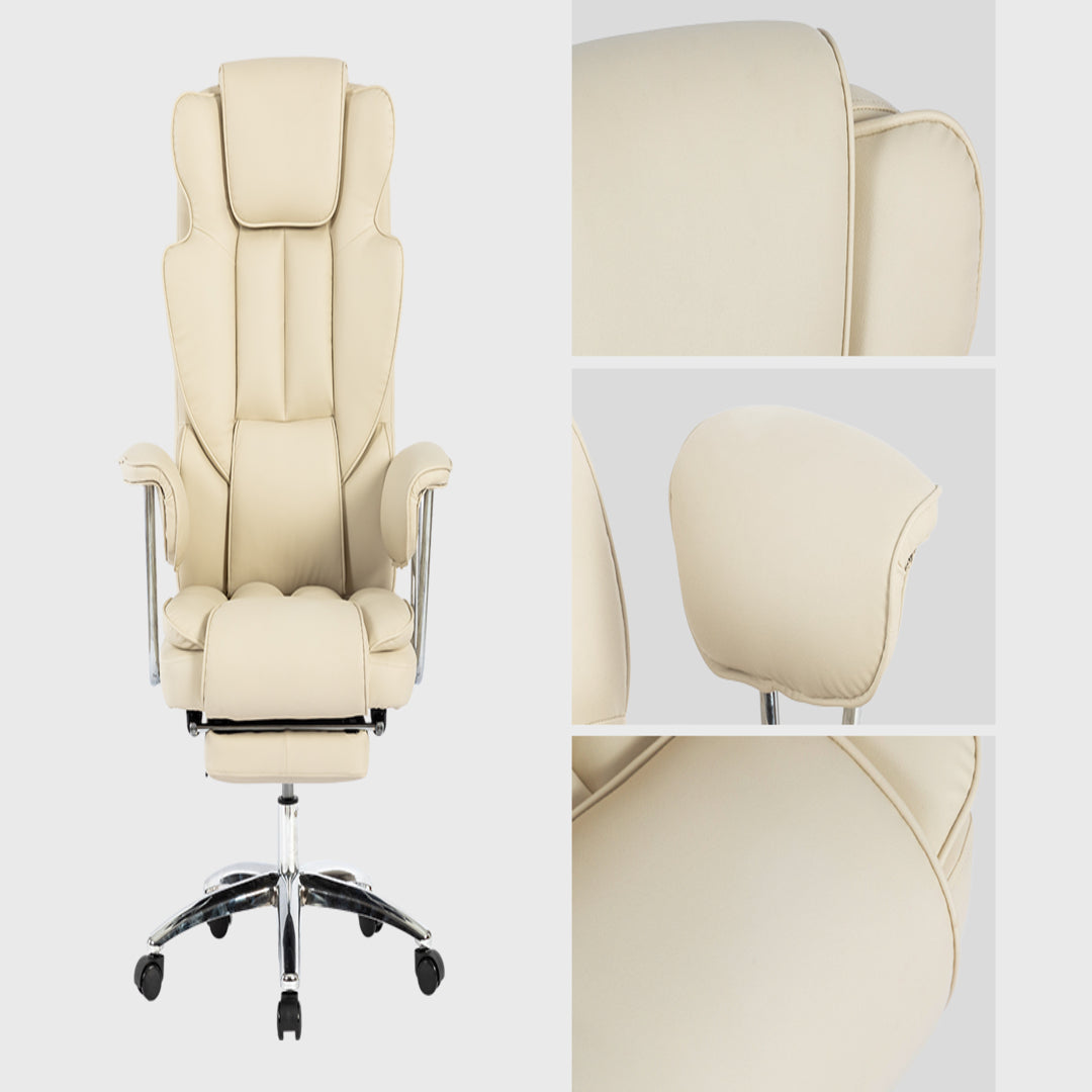 Sansui Big and Tall Executive Office Chair with Footrest