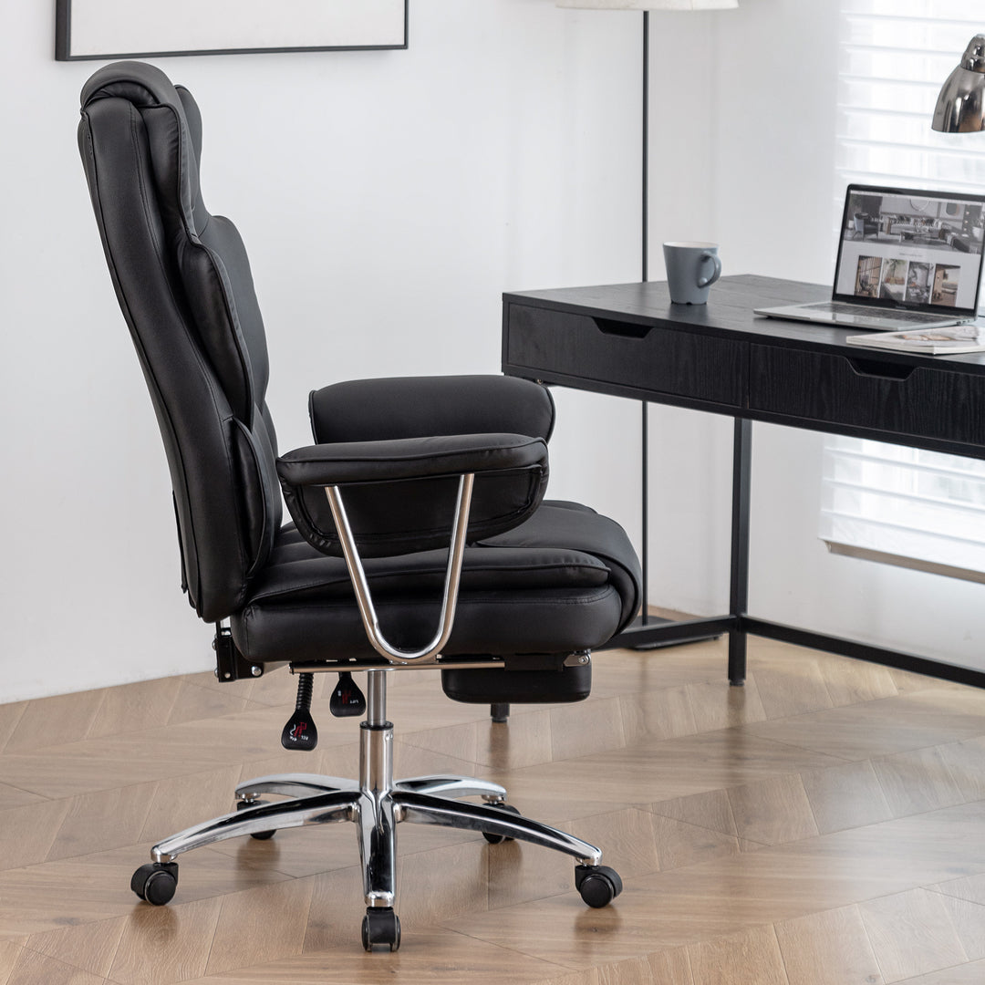 Sansui Big and Tall Executive Office Chair with Footrest