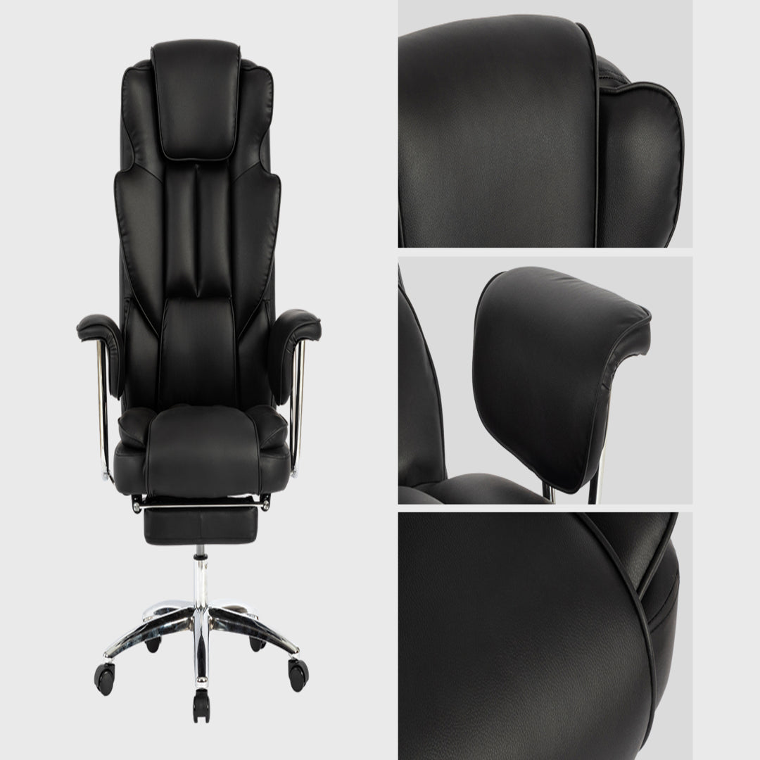 Sansui Big and Tall Executive Office Chair with Footrest