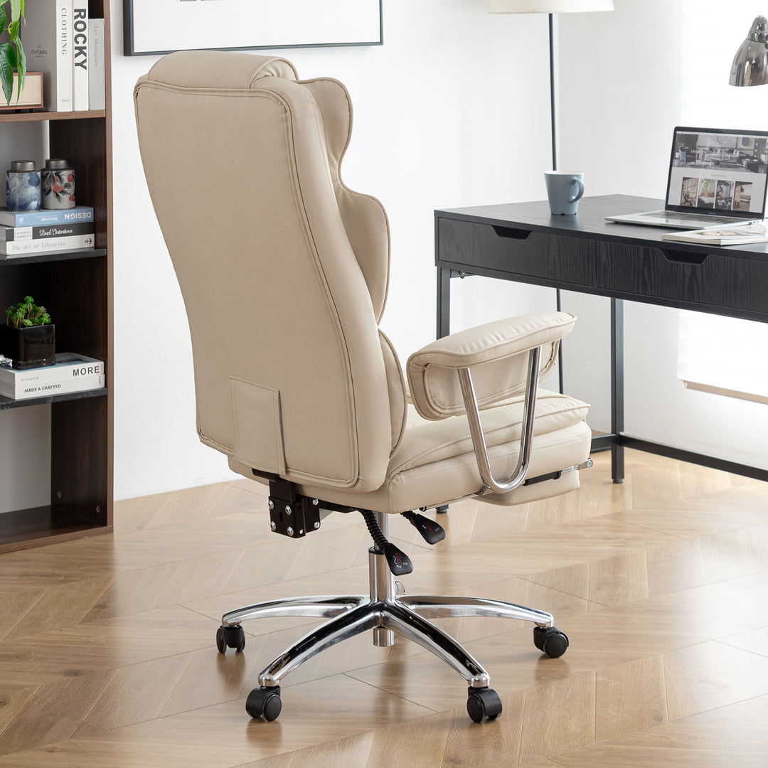 Sansui Big and Tall Executive Office Chair with Footrest
