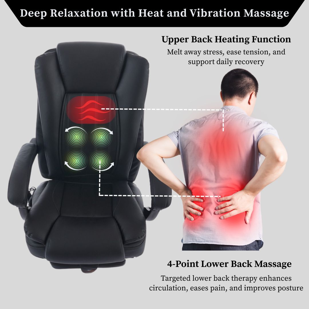Omni Office Chair with Heat & Massage Functions