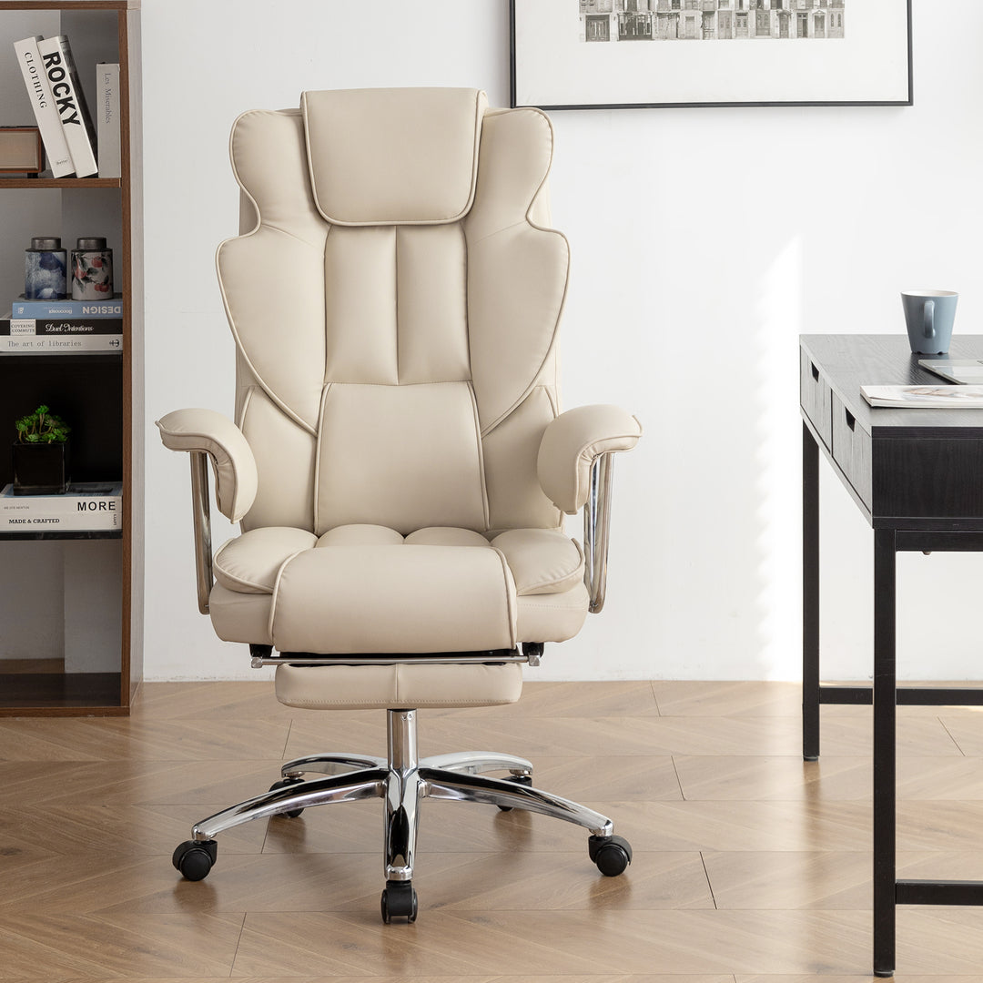 Sansui Big and Tall Executive Office Chair with Footrest
