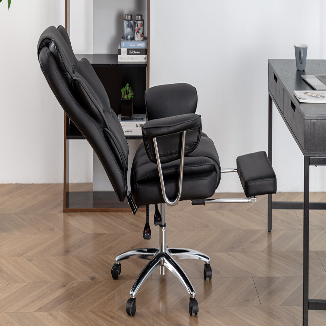 Sansui Big and Tall Executive Office Chair with Footrest