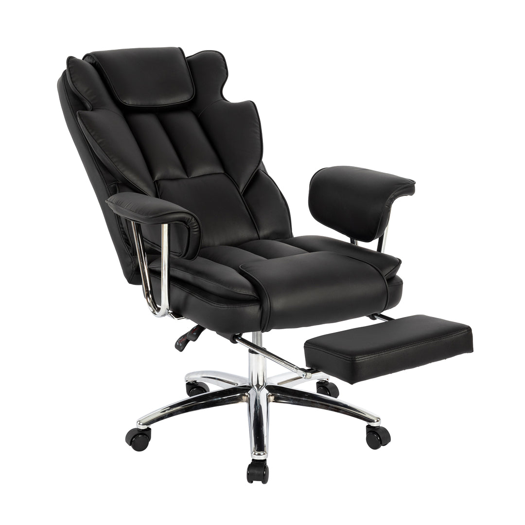 Sansui Big and Tall Executive Office Chair with Footrest
