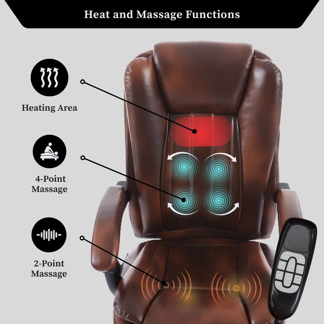 Omni Office Chair with Heat & Massage Functions