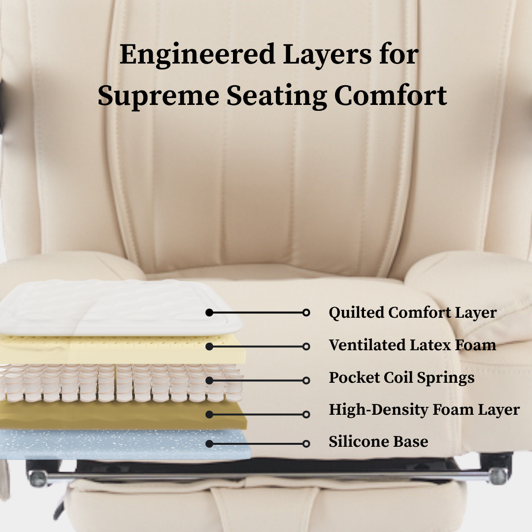 Sigma Office Chair with 4-Point Kneading Massage & Heat