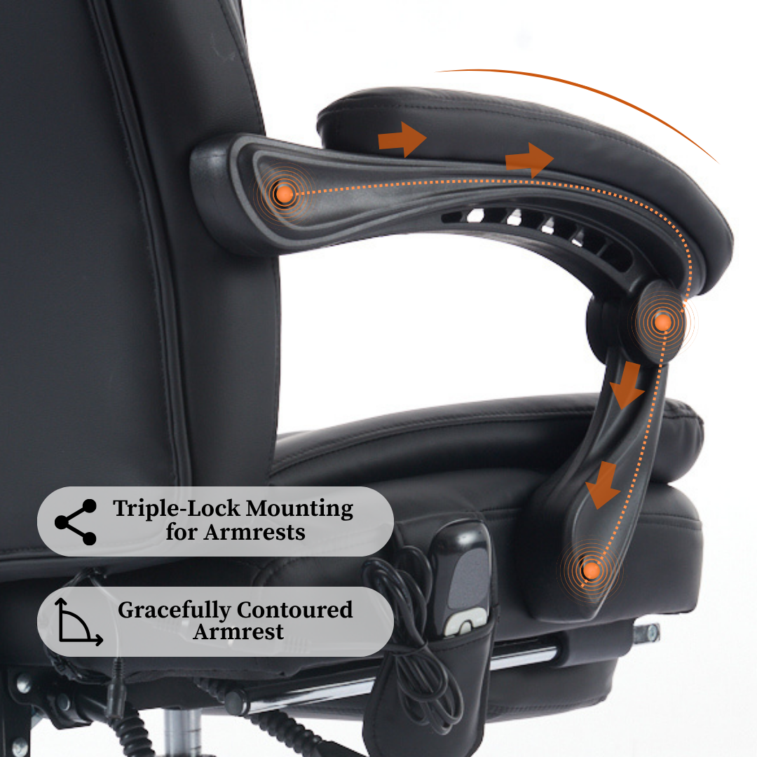 Sigma Office Chair with 4-Point Kneading Massage & Heat