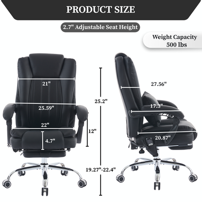 Sigma Office Chair with 4-Point Kneading Massage & Heat
