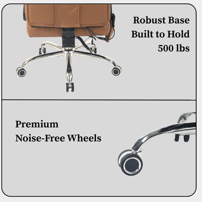 Sigma Office Chair with 4-Point Kneading Massage & Heat