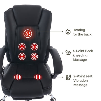 Sigma Office Chair with 4-Point Kneading Massage & Heat