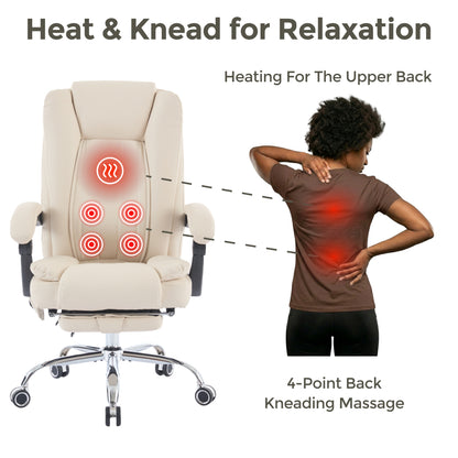 Sigma Office Chair with 4-Point Kneading Massage & Heat