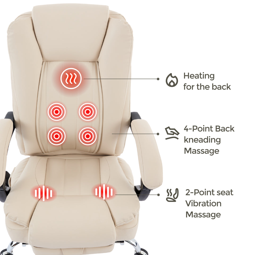 Sigma Office Chair with 4-Point Kneading Massage & Heat