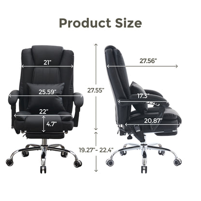 Sigma Office Chair with 4-Point Kneading Massage & Heat