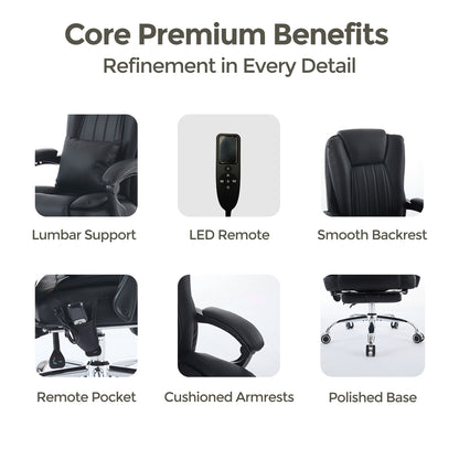 Sigma Office Chair with 4-Point Kneading Massage & Heat