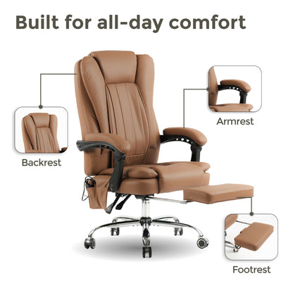 Sigma Office Chair with 4-Point Kneading Massage & Heat