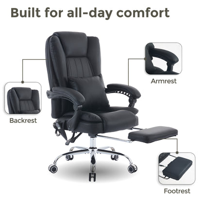 Sigma Office Chair with 4-Point Kneading Massage & Heat