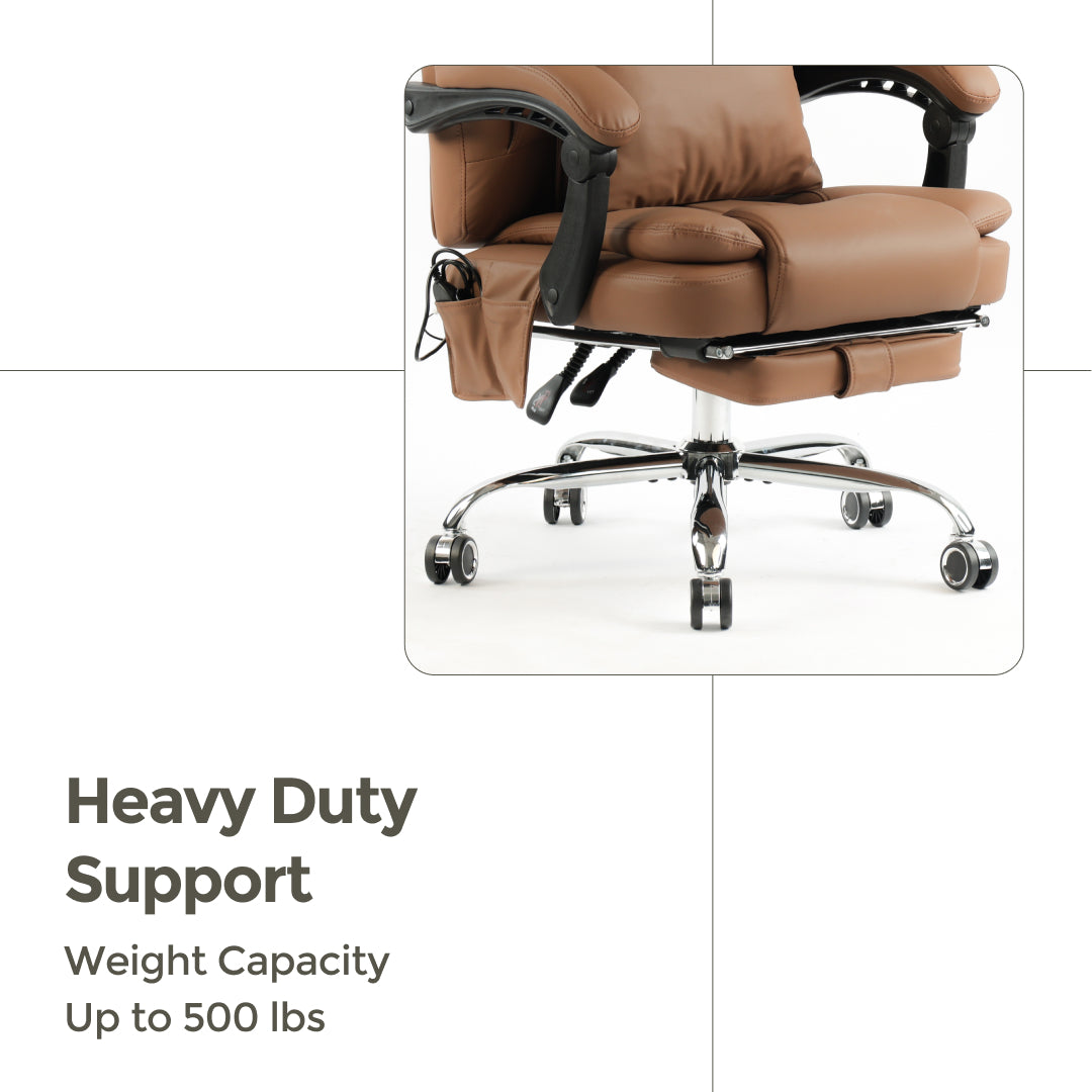 Sigma Office Chair with 4-Point Kneading Massage & Heat