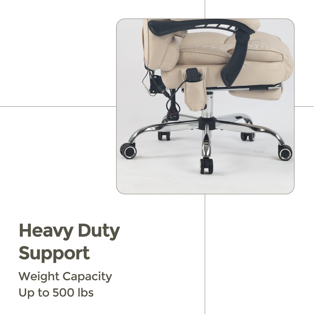 Sigma Office Chair with 4-Point Kneading Massage & Heat