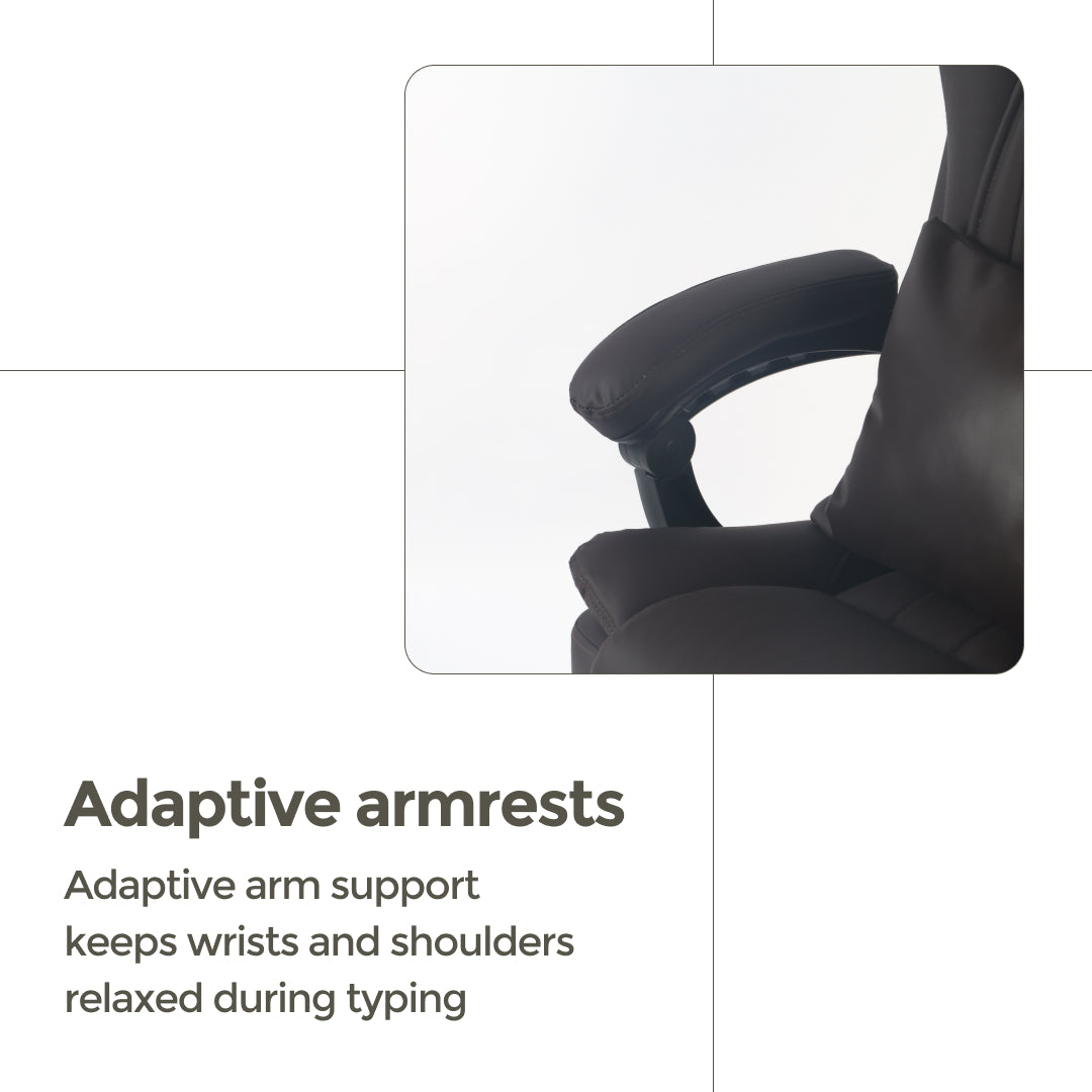 Sigma Office Chair with 4-Point Kneading Massage & Heat