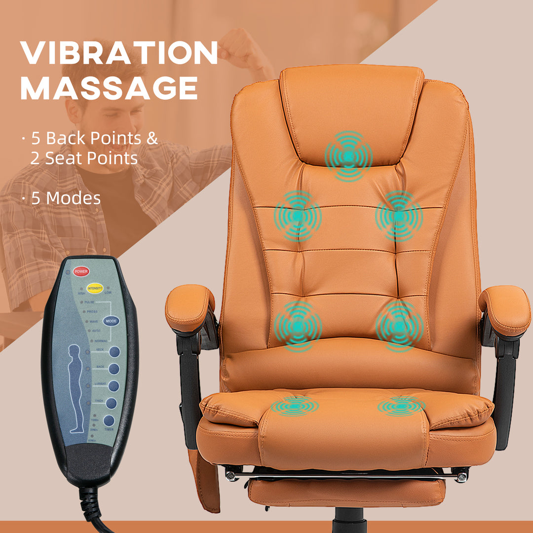 7-Point Vibrating Massage Office Chair