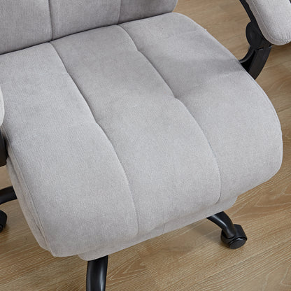 Vertex Velvet Office Chair with Heat & Massage Function