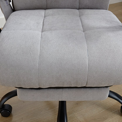 Vertex Velvet Office Chair with Heat & Massage Function