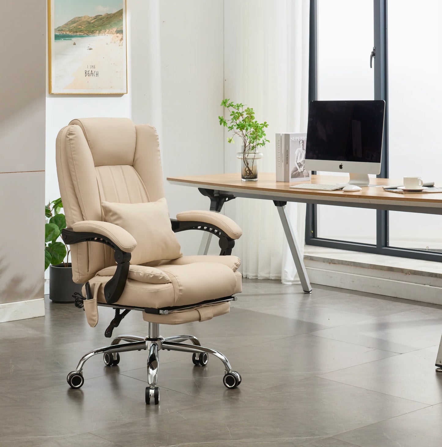 Sigma Office Chair with 4-Point Kneading Massage & Heat