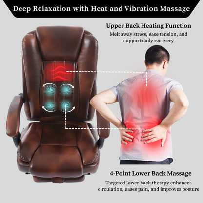 Omni Office Chair with Heat & Massage Functions
