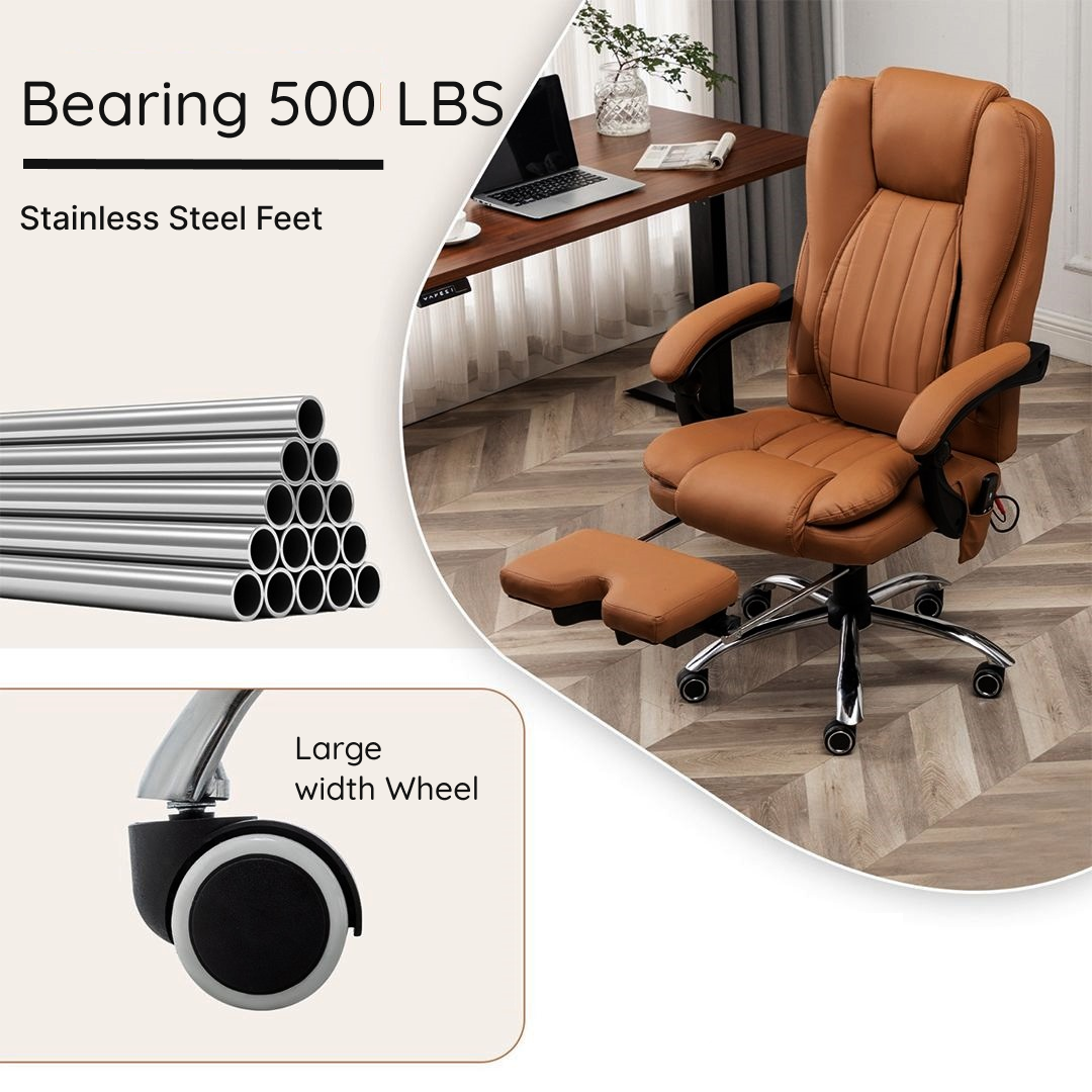 Prime Office Chair with Heated & Kneading Massage Functions