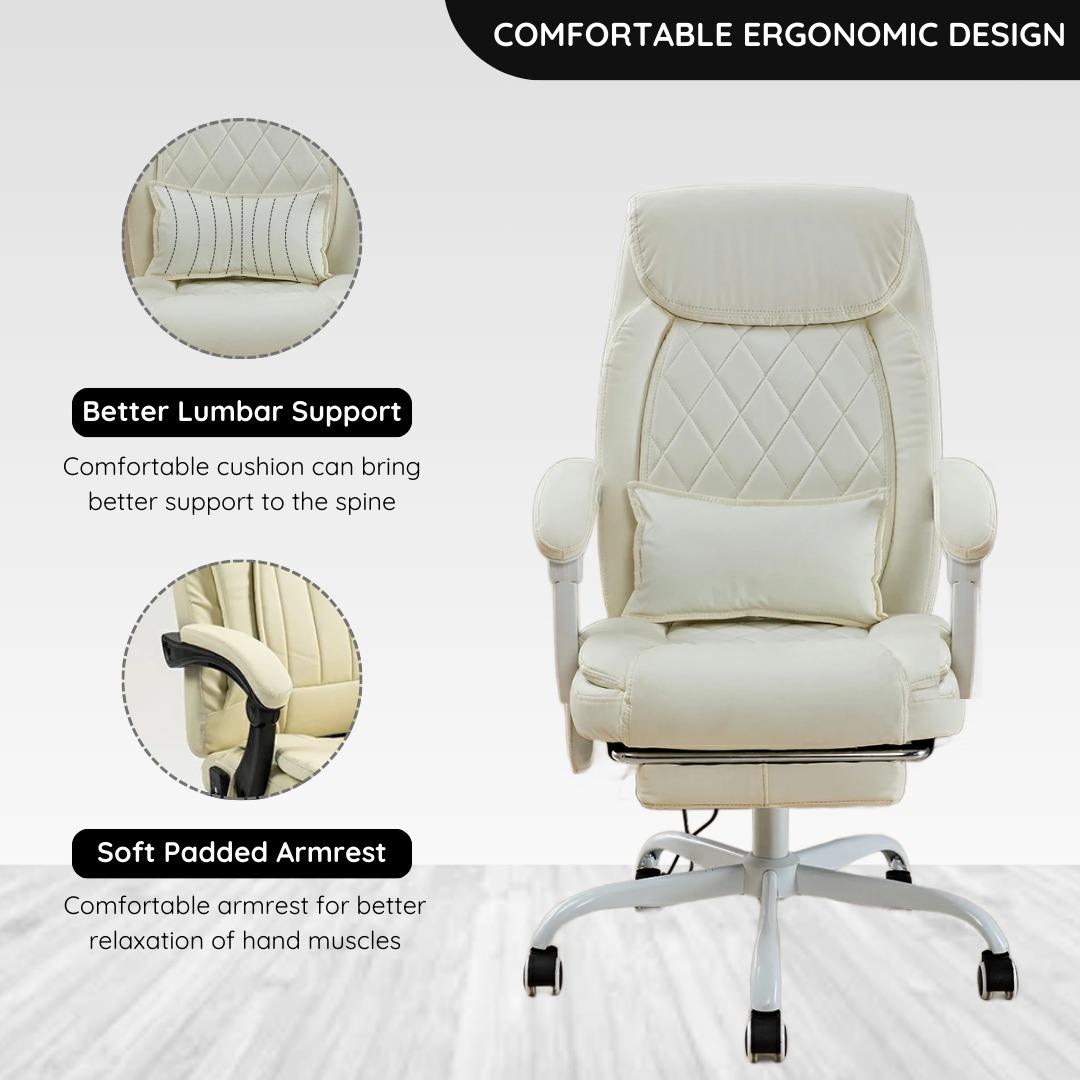 Ergo Elite Office Chair with Heat and Vibrating Massage Functions