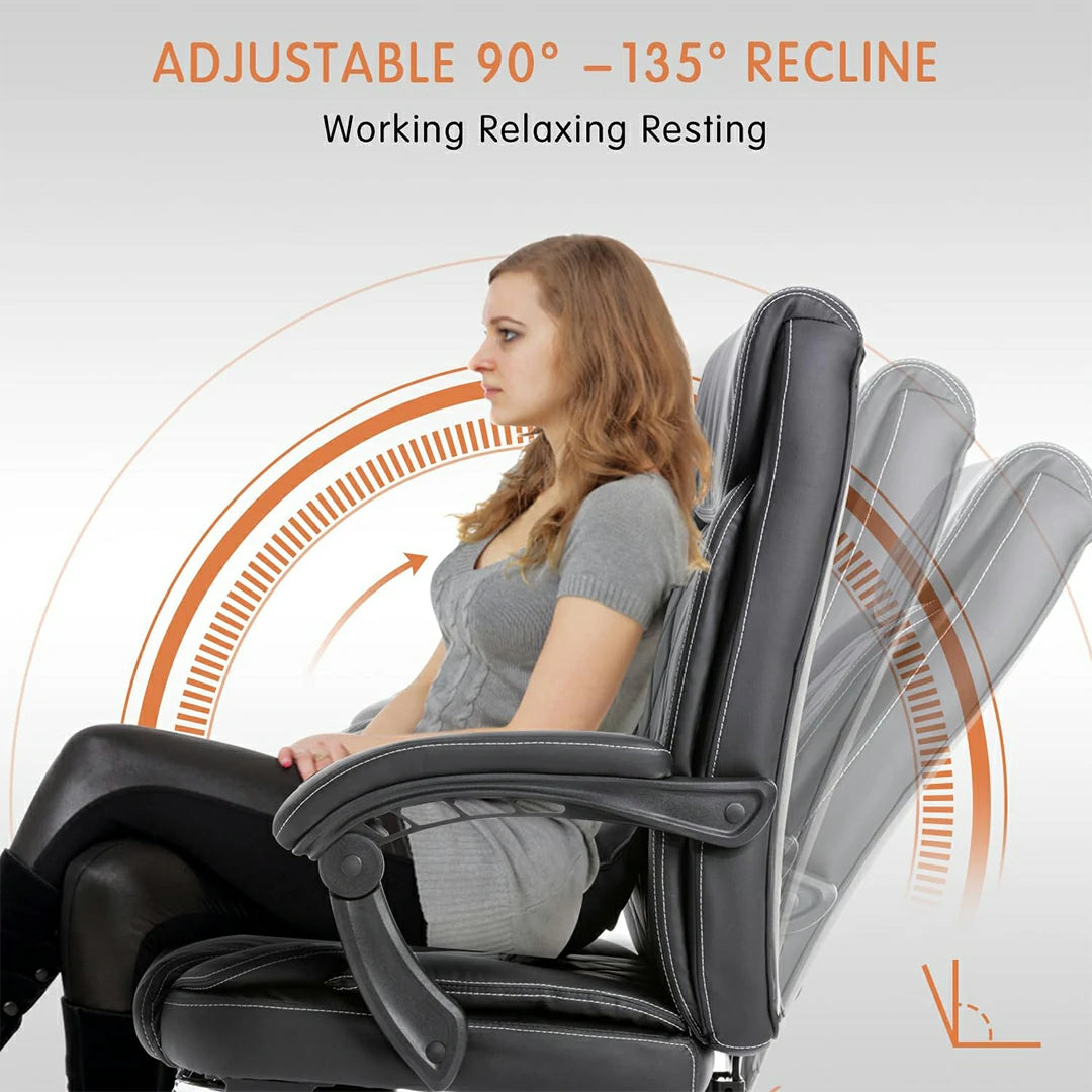 Ergo Elite Office Chair with Heat and Vibrating Massage Functions