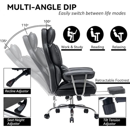 Elevate-chairs-Executive-Elite-Ergonomic-Office-Chair-Black-recline