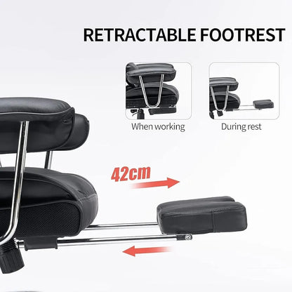 Elevate-chairs-Executive-Elite-Ergonomic-Office-Chair-Black-retractable-footrest.