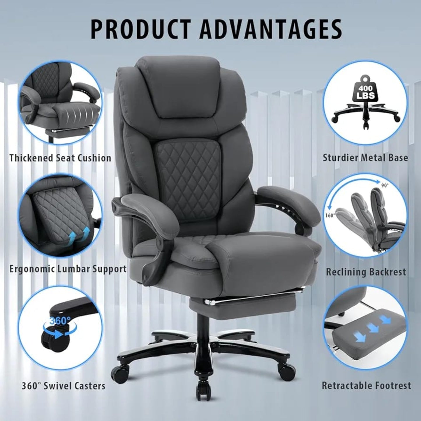 Elevate-chairs-Flexi-Office-Desk-Ergonomic-Chair-black-functions