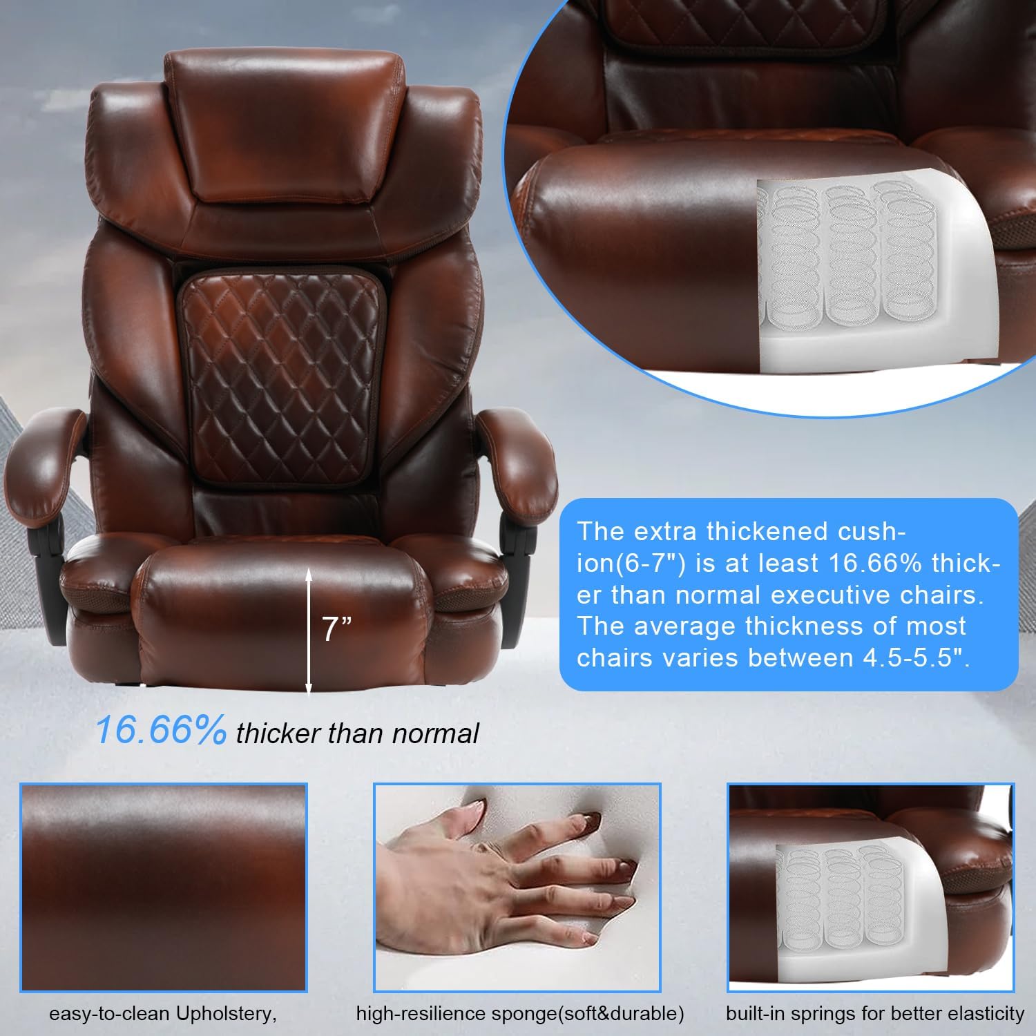 Elevate-chairs-Flexi-Office-Desk-Ergonomic-Chair-brown-cushioning