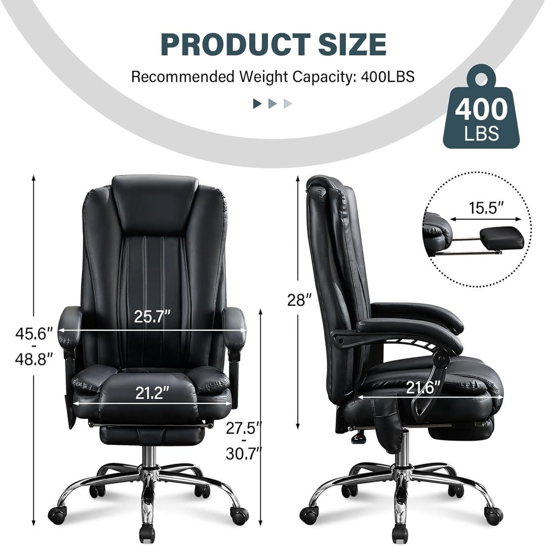 Elevate_Omni_OfficeChairwithHeat_Massage_ReclineFunctions_ProductDimensions