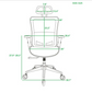 Elevate Ergonomic Office Chair with Adjustable Arms