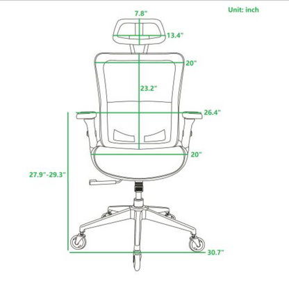 Vero Elevate Ergonomic Office Chair with Adjustable Arms