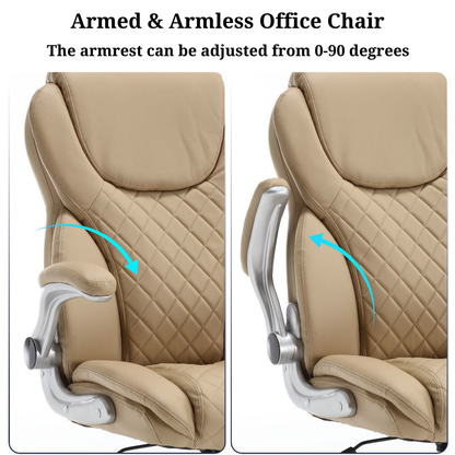 Optera Office Chair with Adjustable Armrest and High Backrest