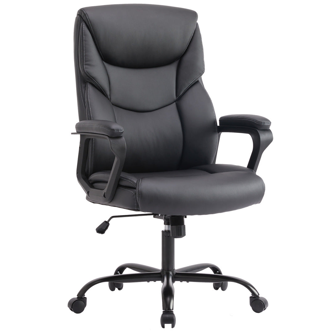 Ergonomic Office Desk Chair in PU Leather