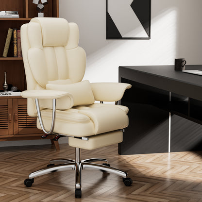 Elite Reclining Office Chair with Lumbar Pillow
