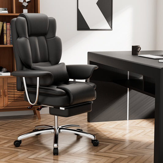 Elite Reclining Office Chair with Lumbar Pillow