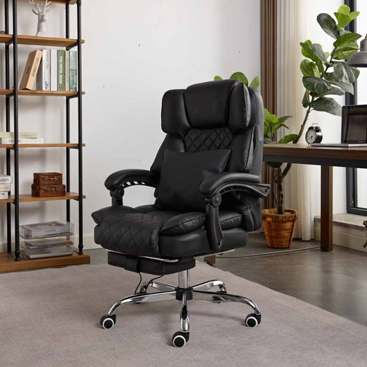 Optima Office Chair with Heat, Kneading Massage & Reclining Functions