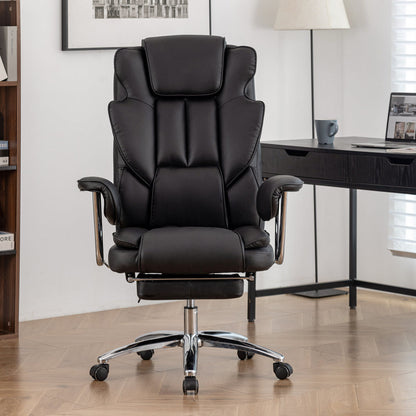 Big and Tall Executive Office Chair with Footrest